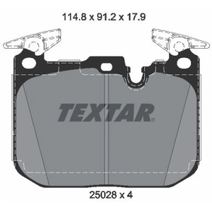 Kit de plaquettes de frein, frein à disque 2502805 Textar 2502805