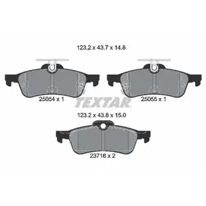 Kit de plaquettes de frein, frein à disque Q+ 2505401 Textar 2505401 pas cher