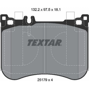 Kit de plaquettes de frein, frein à disque 2517901 Textar 2517901 pas cher