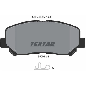 TEXTAR Plaquettes de frein X4 pour MAZDA: CX-5 (Ref: 2556401) pas cher