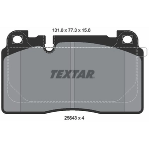Kit de plaquettes de frein, frein à disque 2564302 Textar 2564302 pas cher