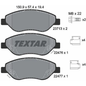 Kit de plaquettes de frein, frein à disque Q+ 2247601 Textar 2247601 pas cher