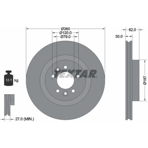 TMD Friction Services 92283205 Disque de frein pas cher