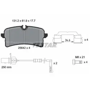 Kit De Plaquettes De Frein, Frein À Disque Q+ 2564201 Textar Audi Textar 2564201 pas cher