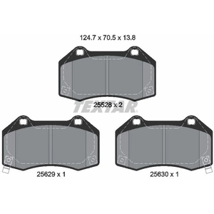 Kit de plaquettes de frein, frein à disque Q+ 2552803 Textar 2552803 pas cher