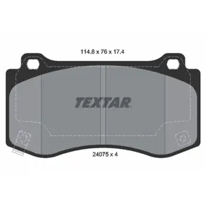 Jeu de plaquettes de frein TEXTAR 2407501, avant pas cher