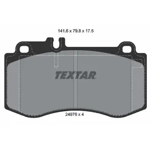 Kit de plaquettes de frein, frein à disque 2497601 Textar 2497601 pas cher