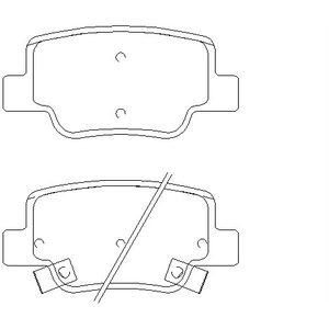 TEXTAR Plaquettes de frein X4 pour TOYOTA: Verso (Ref: 2492601) pas cher