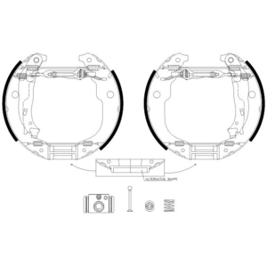 TEXTAR Mâchoires de frein X4 pour CITROËN: C3 (Ref: 84067202)