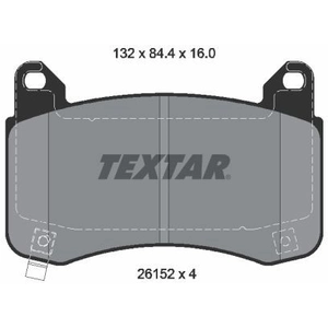TEXTAR Plaquettes de frein X4 pour TESLA: Model 3, Model Y (Ref: 2615201)