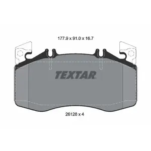 TEXTAR Plaquettes de frein X4 pour MERCEDES-BENZ: Classe CLA, Classe A...