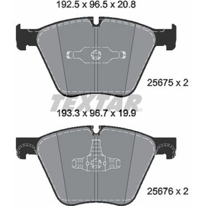 Kit de plaquettes de frein, frein à disque Q+ 2567501 Textar 2567501 pas cher