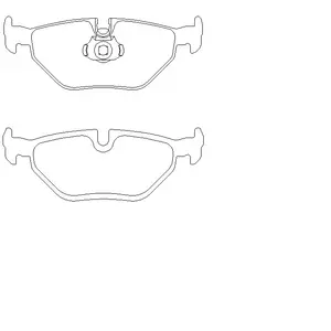 TEXTAR Plaquettes de frein X4 pour ALPINA: B10 & BMW: Série 5 (Ref: 2169103) pas cher