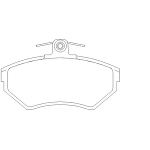 TEXTAR Plaquettes de frein X4 pour VOLKSWAGEN: Passat & AUDI: A4 (Ref: 2194503) pas cher