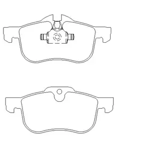 TEXTAR Plaquettes de frein X4 pour ROVER: 75 & MG: MG ZT, MG 6 (Ref: 2311203) pas cher
