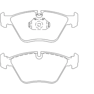 TEXTAR Plaquettes de frein X4 pour BMW: M3, Z4, Z3, M5 (Ref: 2347402) pas cher