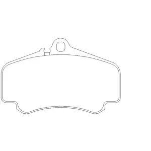 TEXTAR Plaquettes de frein X4 pour PORSCHE: 911 (Ref: 2313901)