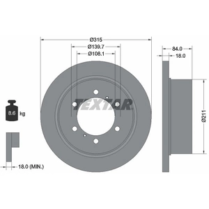 Textar Disque de frein 92093100 pas cher