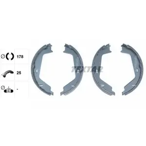 TEXTAR Mâchoires de frein à main pour VOLVO: V70, S80, S60, XC 70 (Ref: 91062300) pas cher