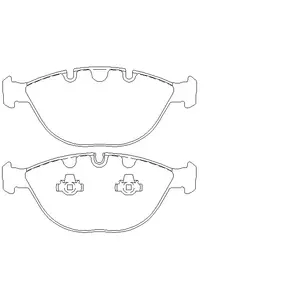 TEXTAR Plaquettes de frein X4 pour BMW: X5 (Ref: 2344801)