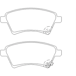 TEXTAR Plaquettes de frein X4 pour SUZUKI: SX4 & FIAT: Sedici (Ref: 2439101) pas cher