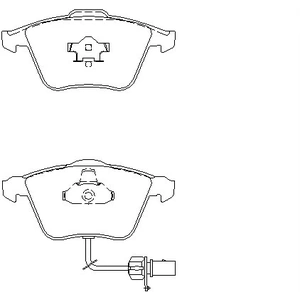 TEXTAR Plaquettes de frein X4 pour AUDI: S4, A6 (Ref: 2395001) pas cher
