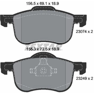 Kit de plaquettes de frein, frein à disque 2307401 Textar 2307401 pas cher