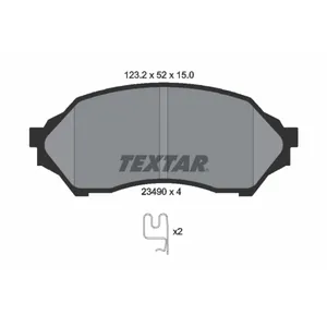 Jeu de plaquettes de frein TEXTAR 2349002, avant pas cher