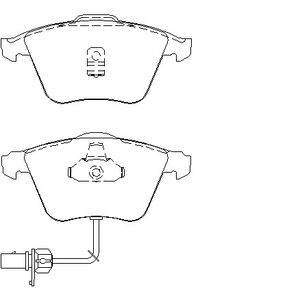 TEXTAR Plaquettes de frein X4 pour AUDI: A6 (Ref: 2376201) pas cher