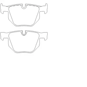 TEXTAR Plaquettes de frein X4 pour BMW: Série 6, Série 5 (Ref: 2373201) pas cher