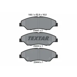 TEXTAR Plaquettes de frein X4 pour KIA: Retona, Sportage (Ref: 2344201) pas cher