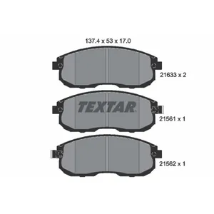 Jeu de plaquettes de frein TEXTAR 2156101, avant pas cher