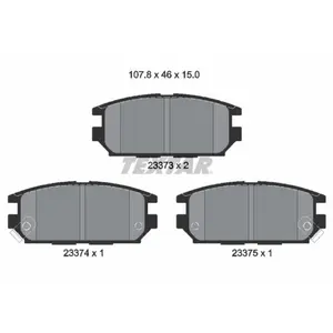 TEXTAR Plaquettes de frein X4 (Ref: 2337301) pas cher