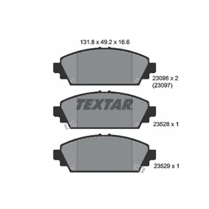 TEXTAR Plaquettes de frein X4 pour HONDA: Civic, Accord (Ref: 2309601) pas cher