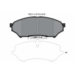 TEXTAR Plaquettes de frein X4 pour MITSUBISHI: Pajero (Ref: 2348701) pas cher