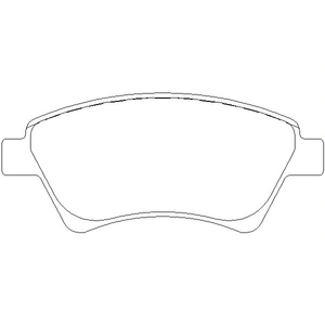 TEXTAR Plaquettes de frein X4 pour RENAULT: Kangoo, Mégane, Scénic (Ref: 2393001) pas cher