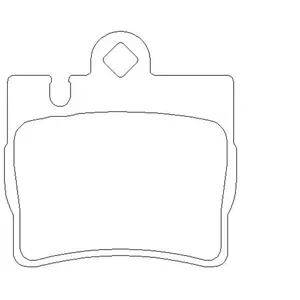 TEXTAR Plaquettes de frein X4 pour MERCEDES-BENZ: Classe CL, Classe S (Ref: 2307801) pas cher