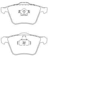 TEXTAR Plaquettes de frein X4 pour VOLVO: XC 90 (Ref: 2414101) pas cher