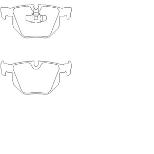 TEXTAR Plaquettes de frein X4 pour BMW: Série 3, X1 (Ref: 2355001) pas cher