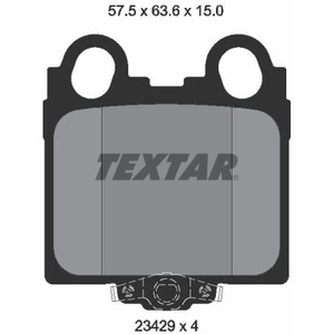 TEXTAR Plaquettes de frein X4 pour LEXUS: IS, GS, SC 430 (Ref: 2342901) pas cher