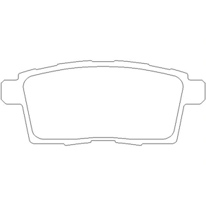 TEXTAR Plaquettes de frein X4 pour MAZDA: CX-7, CX-9 (Ref: 2454501) pas cher