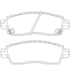 TEXTAR Plaquettes de frein X4 pour CHEVROLET: Trailblazer & SAAB: 9-7X (Ref: 2444501) pas cher