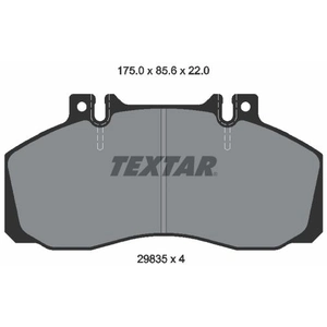 TEXTAR Plaquettes de frein X4 pour MERCEDES-BENZ: Transporter, Sprinter (Ref: 2983506) pas cher