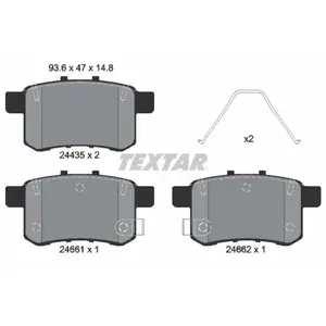 TEXTAR Plaquettes de frein X4 pour HONDA: Accord (Ref: 2443501) pas cher