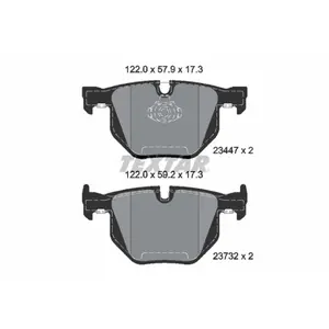 Kit de plaquettes de frein, frein à disque Q+ 2344704 Textar 2344704 pas cher
