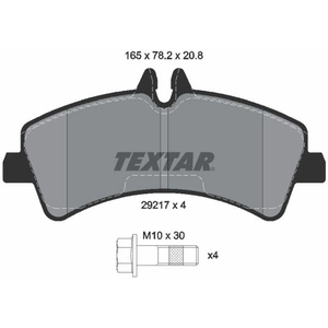 Jeu de plaquettes de frein TEXTAR 2921702, arrière pas cher