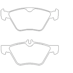 TEXTAR Plaquettes de frein X4 pour MERCEDES-BENZ: Classe E, Classe S (Ref: 2472201) pas cher
