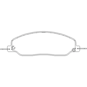 TEXTAR Plaquettes de frein X4 pour FORD USA: Mustang (Ref: 2451301) pas cher