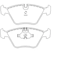 TEXTAR Plaquettes de frein X4 pour BMW: Série 7, Série 5 (Ref: 2096801) pas cher