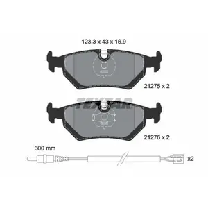 TEXTAR Plaquettes de frein X4 pour FIAT: Ulysse & ASTON MARTIN: DB7 & PEUGEOT: 806 & CITROËN: Synergie, Evasion & LANCIA: Zeta (Ref: 2127501) pas cher
